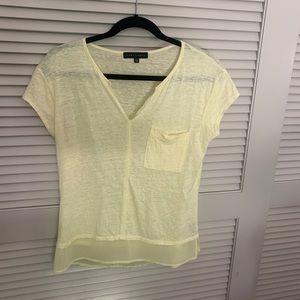 Sanctuary yellow tshirt with layered bottom